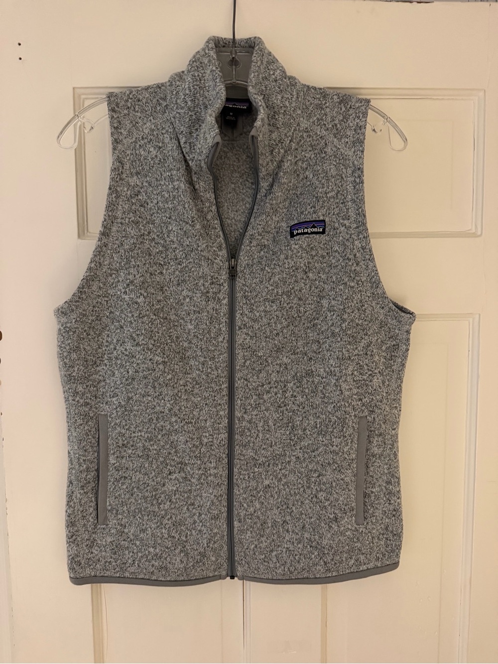 Patagonia Women’s Heather Gray Fleece Vest